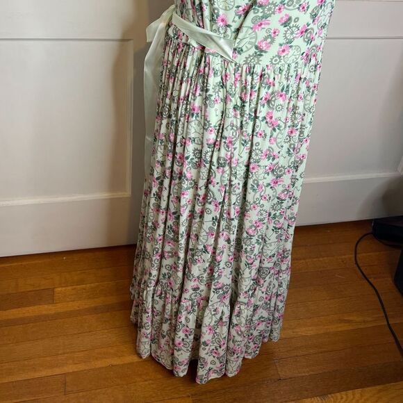 Hot Topic Sanrio colab Mint Floral Clocks & Gears Midi Dress - Picture 4 of 9